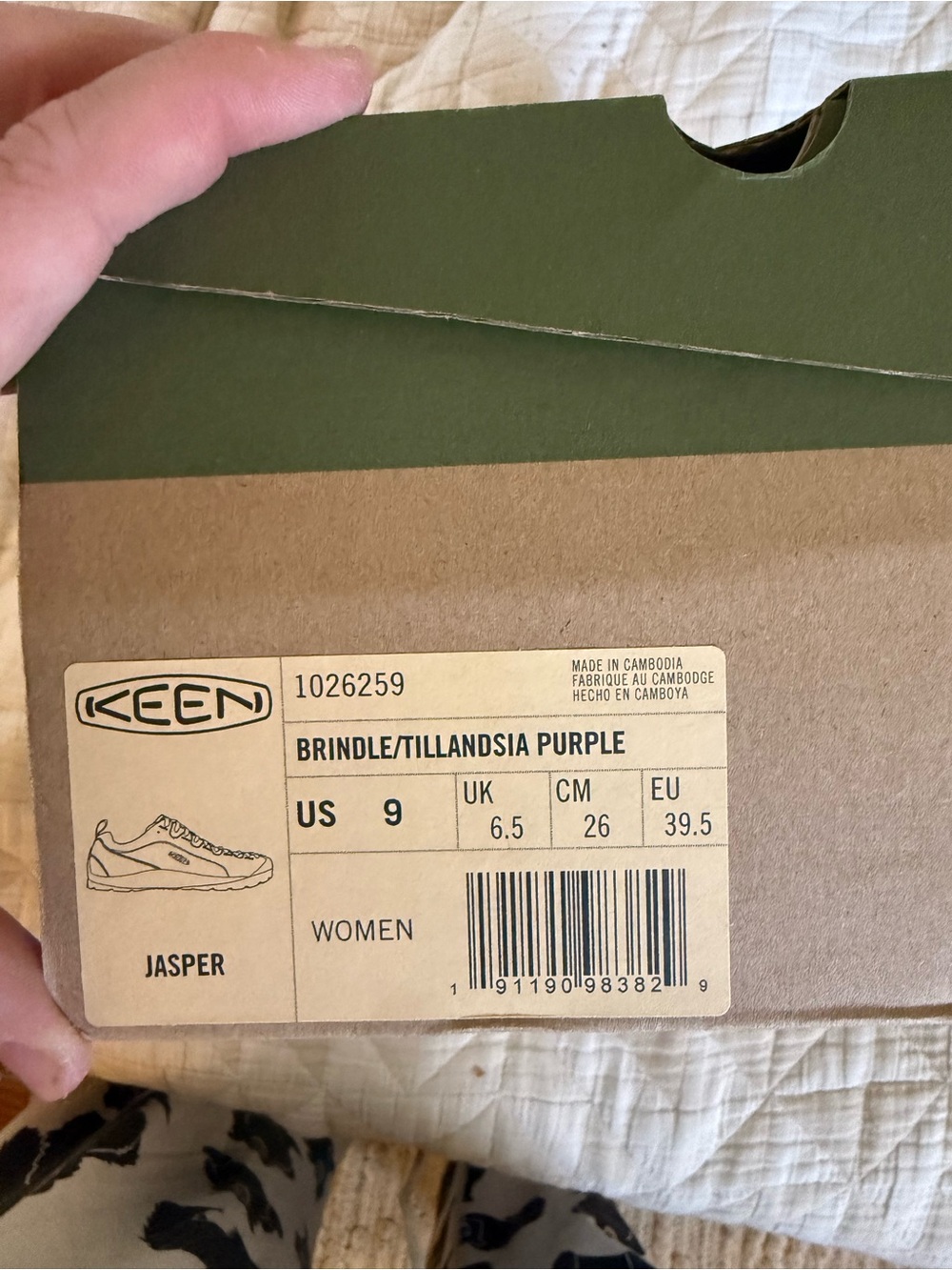 Keen Tan Sneakers with Purple Laces - Picture 3 of 5